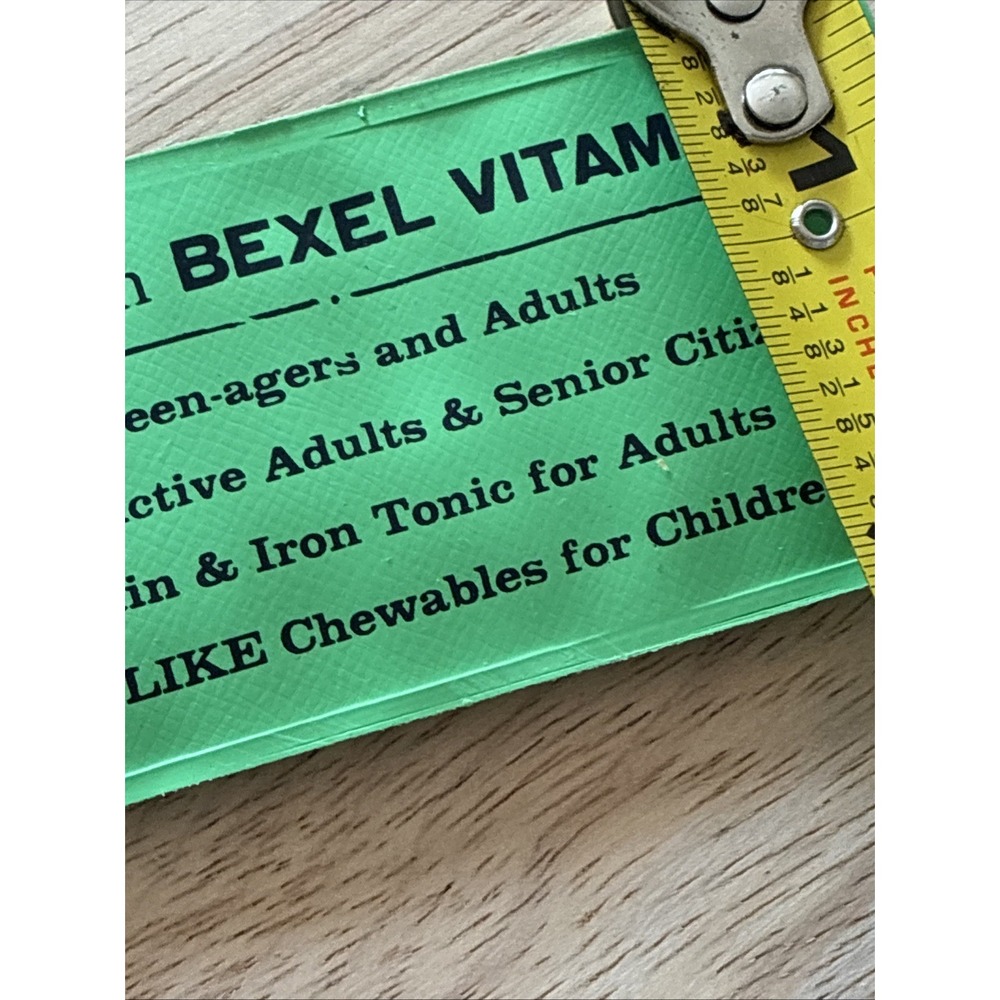 Vintage Advertising Sewing Mending Kit McKesson Bexel Vitamins - Picture 6 of 6